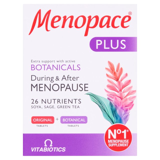 Vitabiotics Menopace Plus Tablets, 2 x 28 per Pack