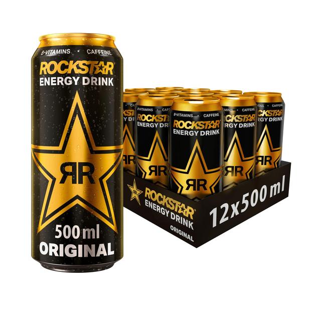 Rockstar Energy Drink, 500ml, 12 x 500ml
