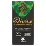 Divine 70% Dark Chocolate with Mint Crisp