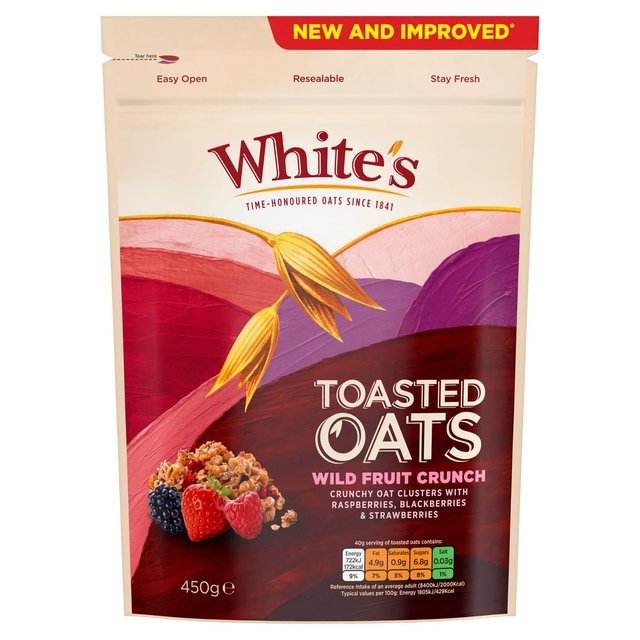 White’s Toasted Oats Fruit Crunch, 500g