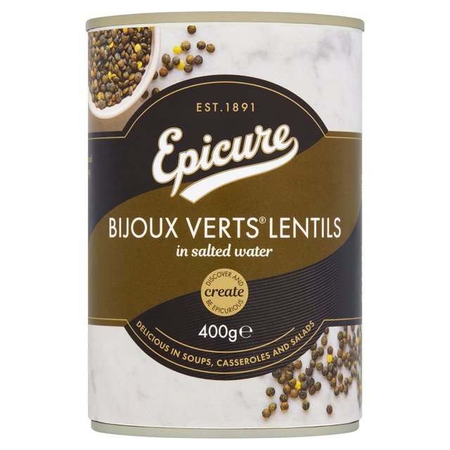 Epicure Bijoux Verts Lentils, 400g