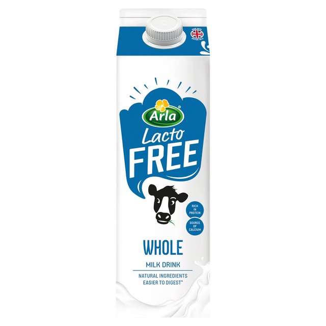 Arla Lactofree Whole Milk Drink, 1l