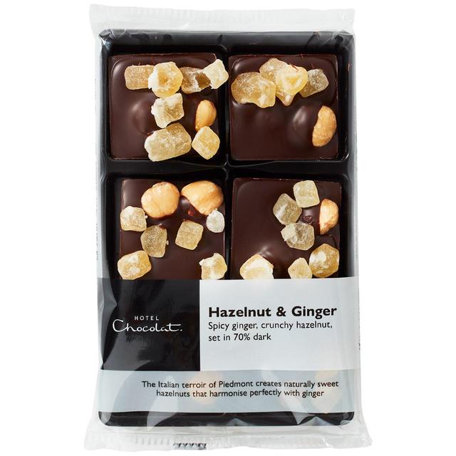 Hotel Chocolat Hazelnut & Ginger Chocolate Selector, 70g