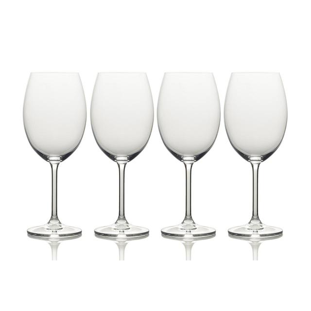 Mikasa Julie 16.5oz White Wine Glasses Set of 4, 4 per Pack