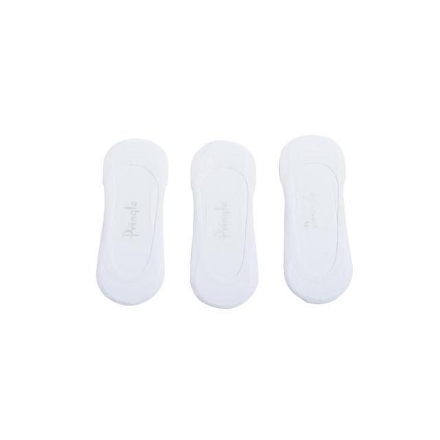 Pringle Women’s Invisible Liner Socks, Size White, 4-8