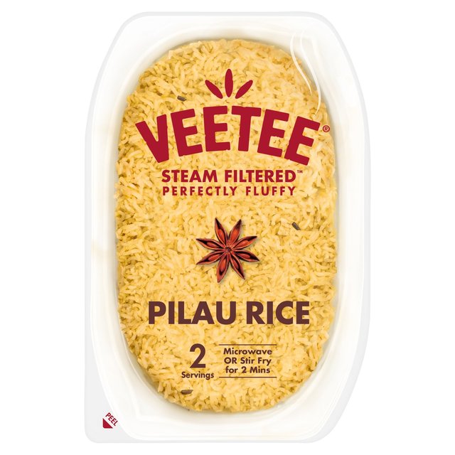 Veetee Heat and Eat Pilau Rice Tray, 280g
