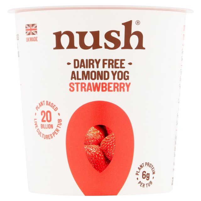 Nush Strawberry Almond Yoghurt, 350g