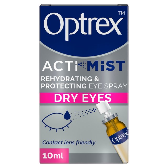 Optrex ActiMist Double Action Spray Dry Irritated Eyes, 10ml