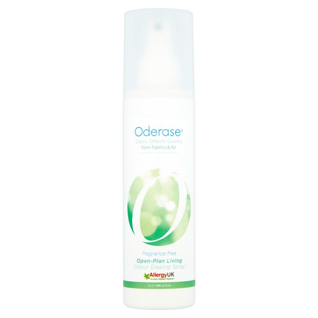 Oderase Fragrance Free Open Plan Living Odour Erasing Spray, 200ml