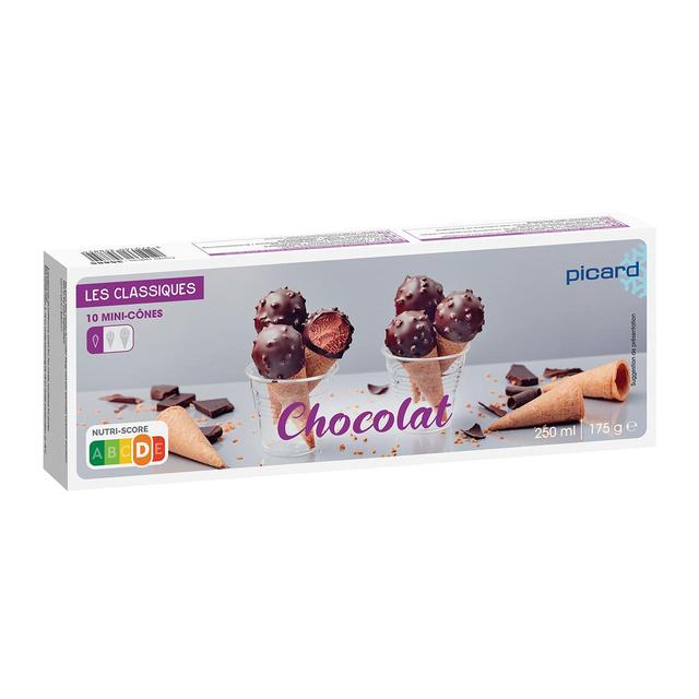 Picard Mini Chocolate Ice Cream Cones, 10 Per Pack
