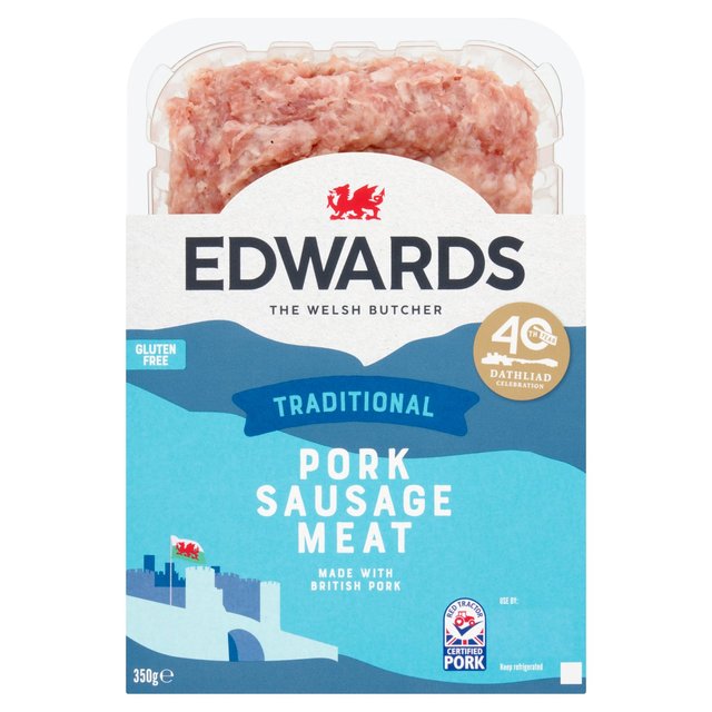 Edwards of Conwy Edwards Traditional Pork Sausage Meat, 350g