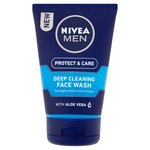 NIVEA MEN Protect & Care Deep Cleaning Face Wash 