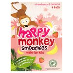 Happy Monkey Strawberry & Banana Kids Smoothie