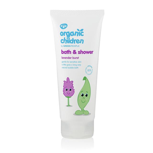 Green People Organic Children Lavender Bath & Shower Wash, 200ml