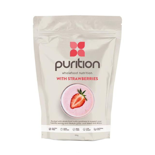 Purition Strawberries Wholefood Nutrition Powder, 250g