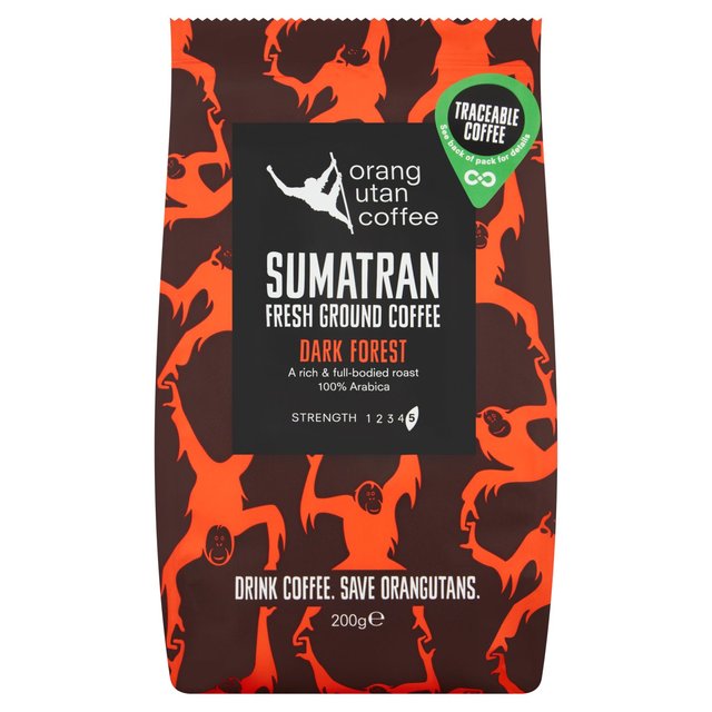Orangutan Sumatran Ground Coffee, 200g