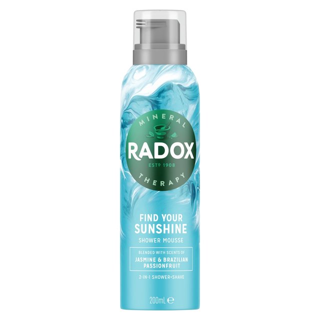 Radox Find Your Sunshine 2-in-1 Shave + Shower Mousse, 200ml