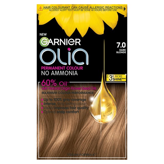 Garnier Olia 7.0 Dark Blonde Permanent Hair Dye