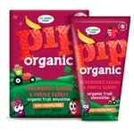 Pip Organic Kids Strawberry, Banana & Purple Carrot Smoothie Cartons