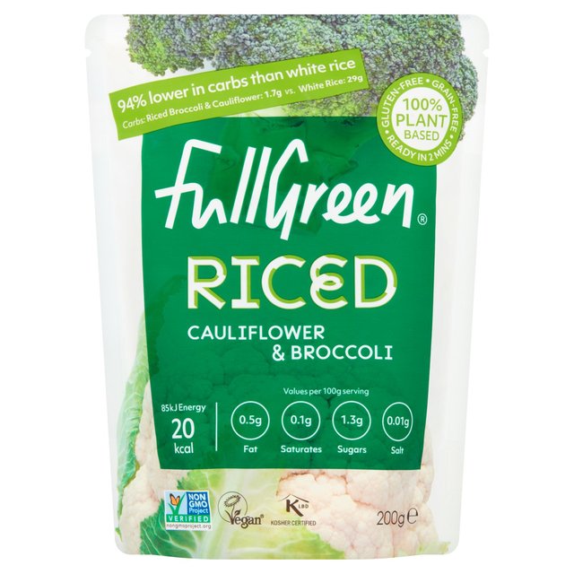 Cauli Rice Fullgreen Riced Cauliflower With Broccoli, 200g