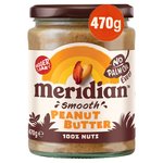 Meridian Smooth Peanut Butter 100% Nuts