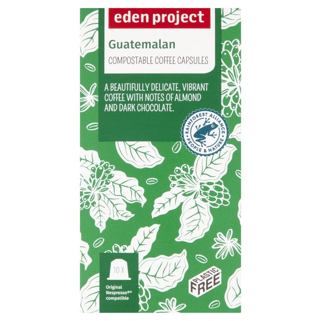 Eden Project Home Compostable Nespresso Capsules, Guatemala, 10 Per Pack