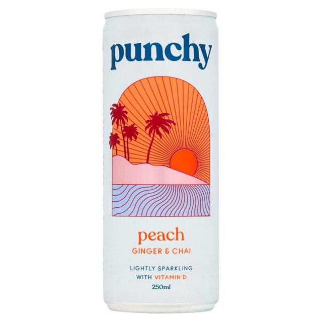 Punchy Peach, Ginger & Chai, 250ml