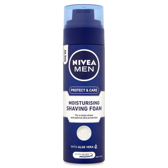 Nivea Men Protect & Care Moisturising Shaving Foam, 200ml