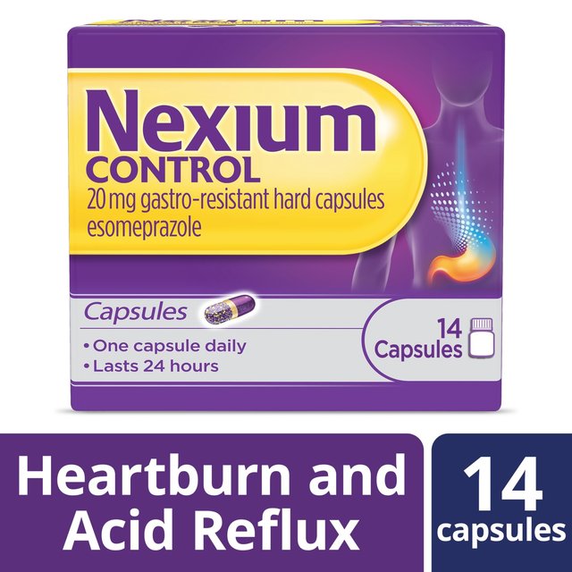 Nexium Control Heartburn & Indigestion 24 Hour Relief 20mg 14 Caps