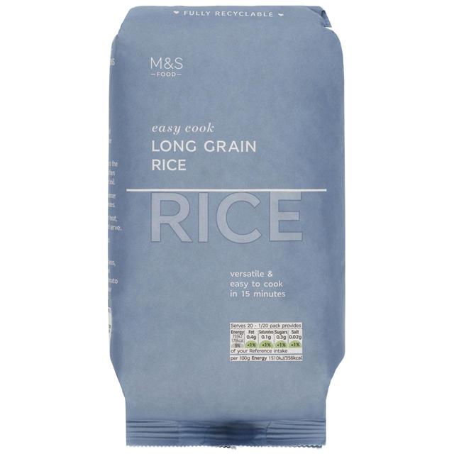M & S Easy Cook Long Grain Rice, 1kg