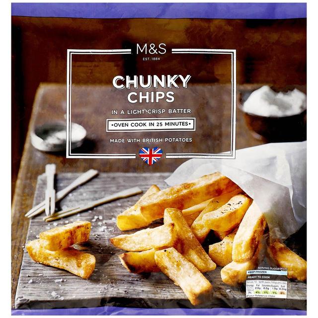 M & S Chunky Chips Frozen, 1kg
