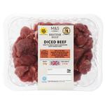 M&S Select Farms Diced Beef
