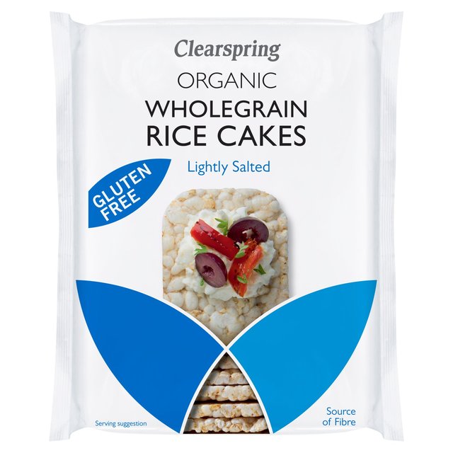 Clearspring Organic Rice Cakes, Lightly Salted, 130g