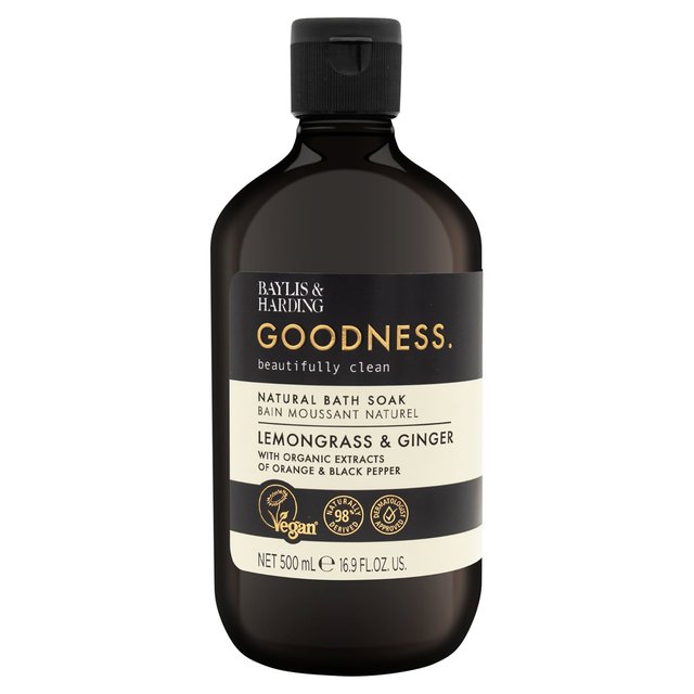 Baylis & Harding Goodness Lemongrass & Ginger Bath Soak, 500ml