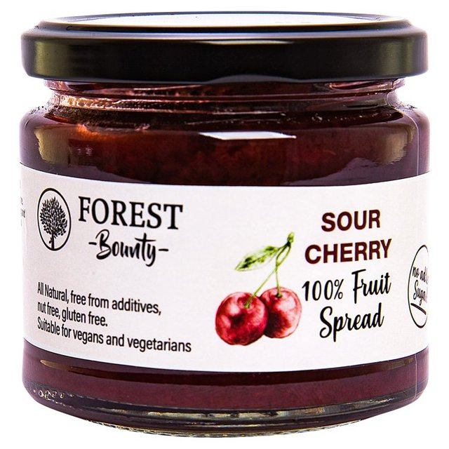 Granny’s Secret Forest Bounty 100% Sour Cherry Fruit Spread, 250g