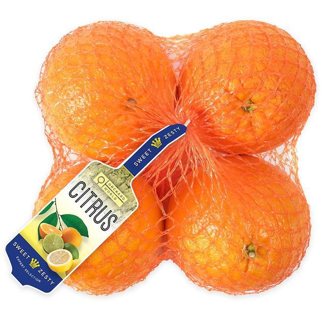 OrchardWorld Extra Large Oranges, 4 Per Pack