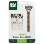 Bulldog Shave Essentials Razor with Shave Gel & Moisturiser