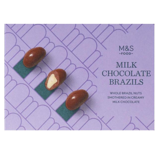 M & S Milk Chocolate Brazil Nuts, 150g