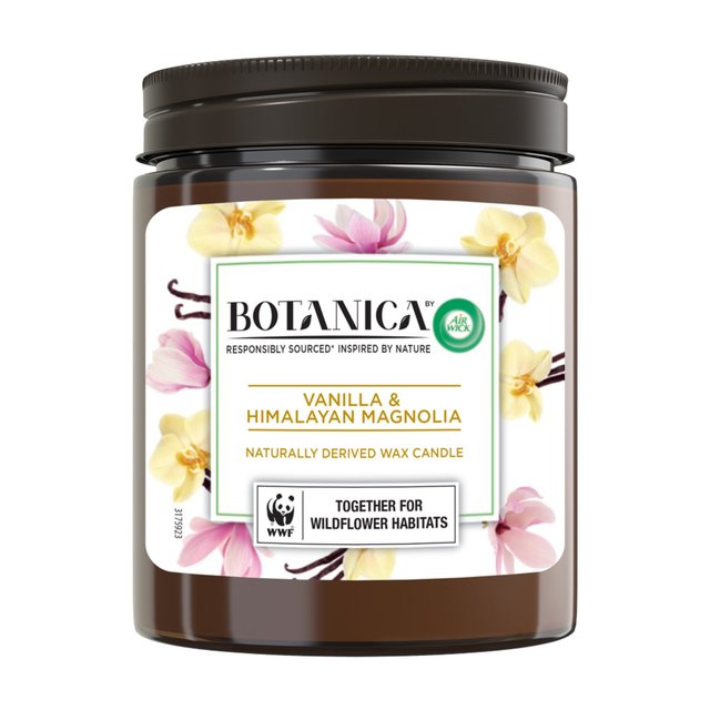 Airwick Botanica Candle Vanilla & Himalaya Magnolia, 205g