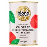 Biona Organic Chopped Tomatoes with Fresh Basil