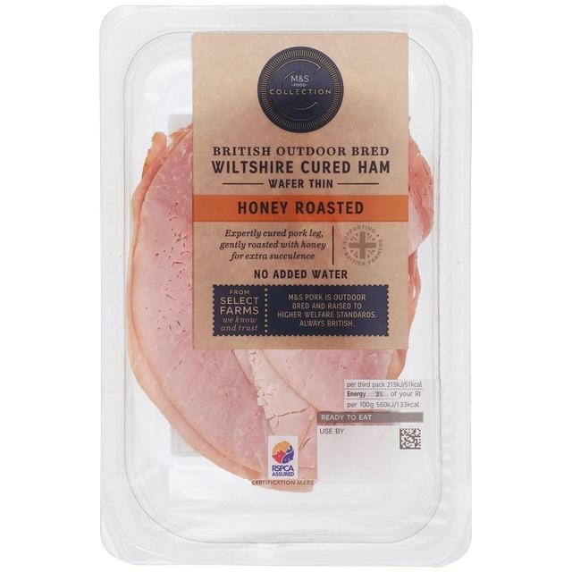 M & S British Wiltshire Cured Honey Roast Ham, 115g