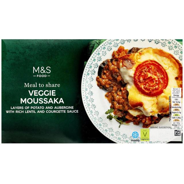 M & S Vegetable Moussaka, 600g