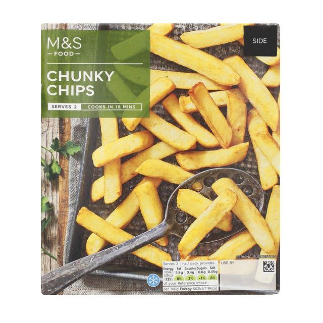 M & S Chunky Chips Side, 400g