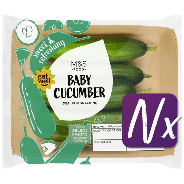 M & S Baby Cucumbers, 200g