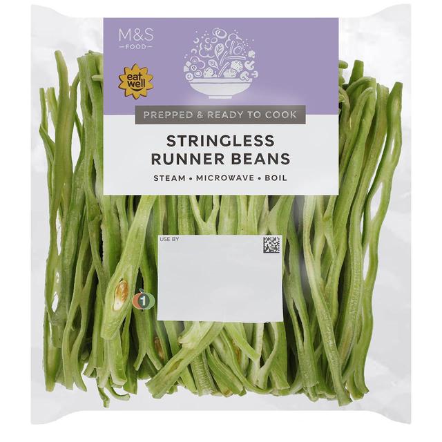 M & S Traditional Stringless Runner Beans, 320g