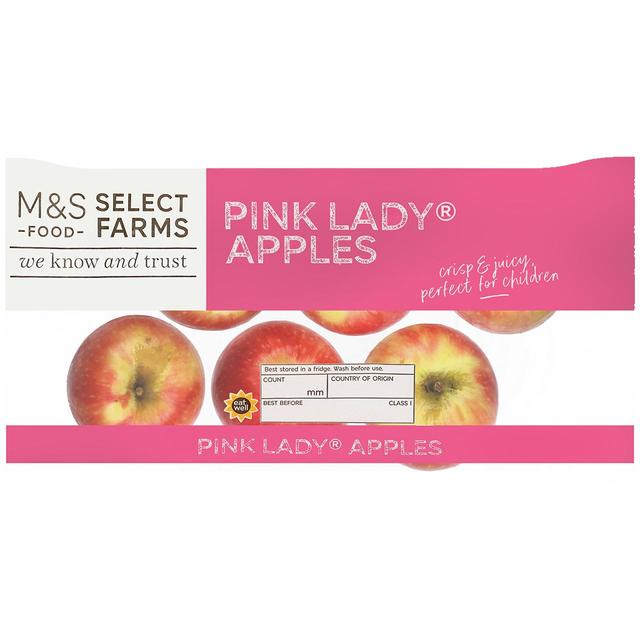 M & S British Pink Lady Apples, 6 Per Pack