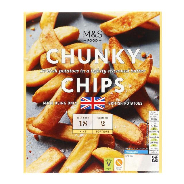 M & S Chunky Chips, 400g