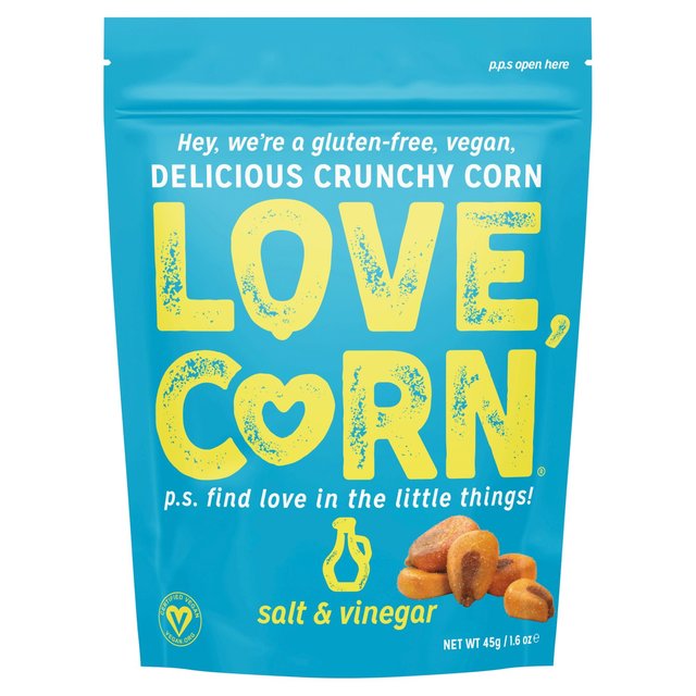 Love Corn Salt & Vinegar Crunchy Corn, 45g