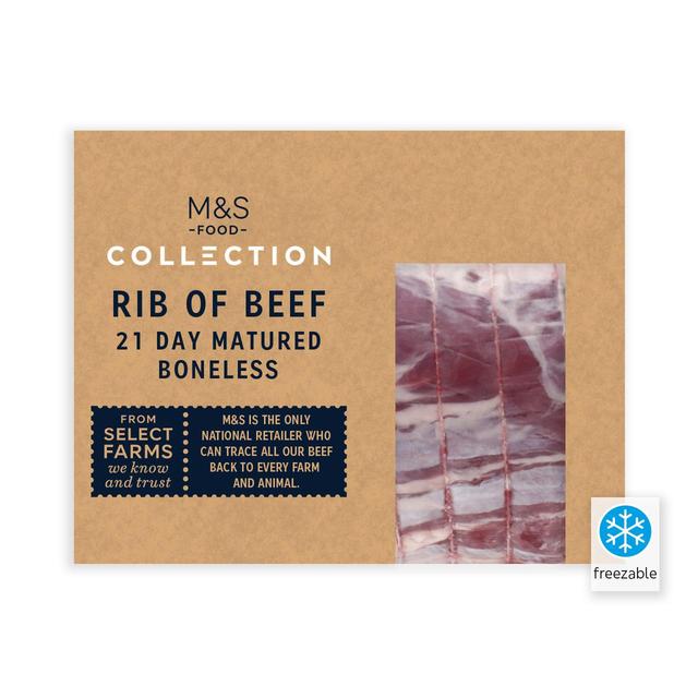 M & S Select Farms British Rib of Beef, Typically: 1.6kg