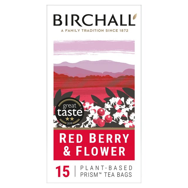 Birchall Red Berry & Flower Tea Bags, 15 Per Pack